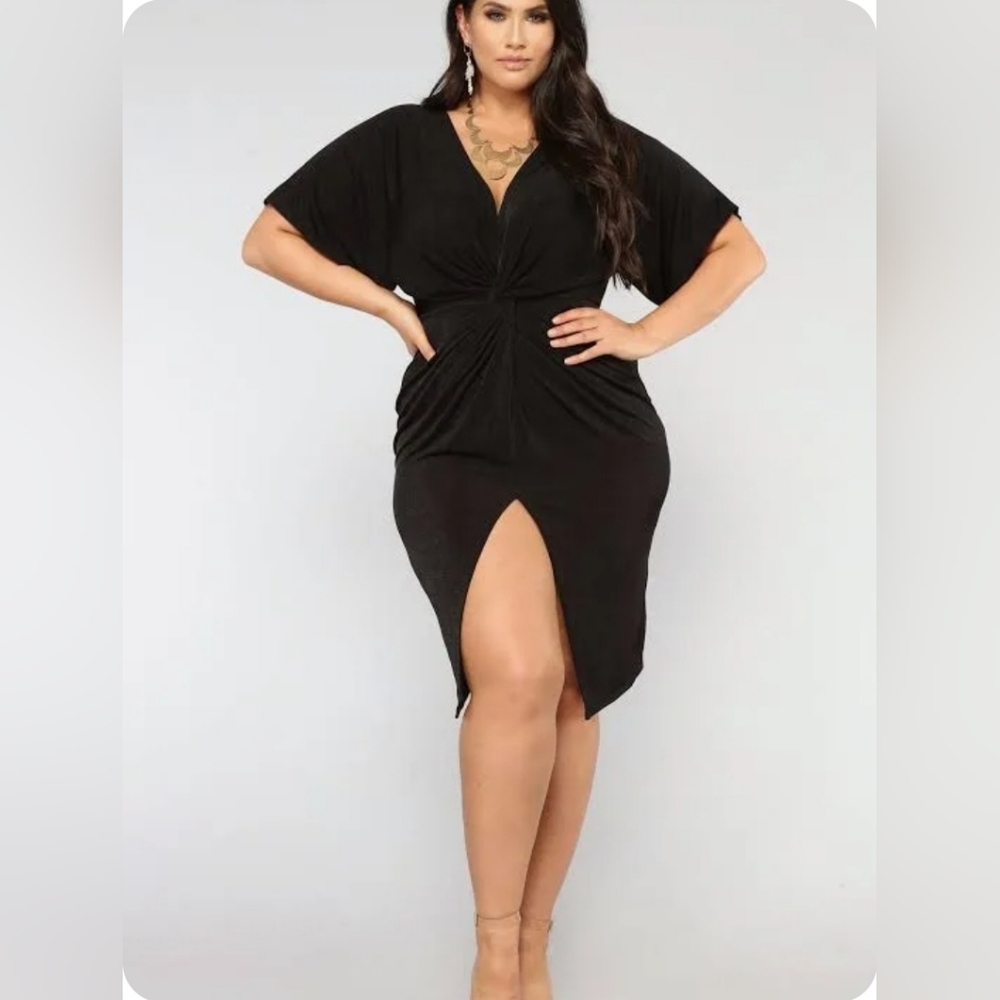 Fashion Nova dress, black, size 2X
